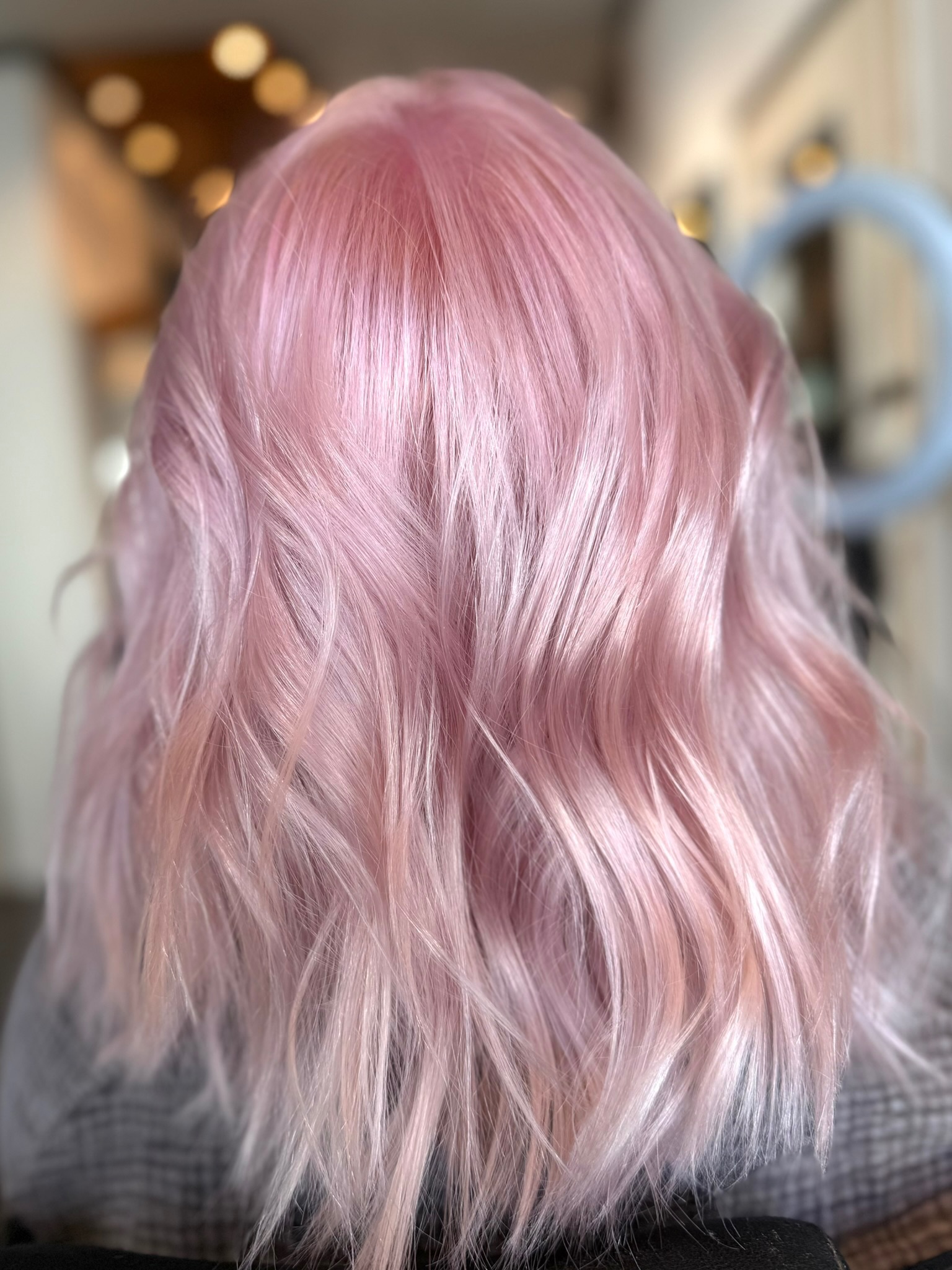 Kreative Haarfarbe Rosa